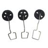 Park10 Toys RC Plane Landing Gear Set 3PCS A120-Aircar A380 Remote Control Airplane Replacement Part Black Front Rear Landing Gear for A380 Model Plane view 3