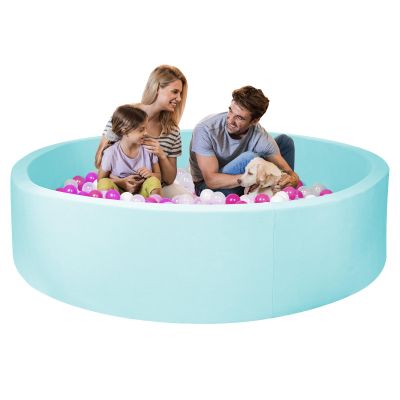 COZYTRAUM Foam Ball Pit for Kid, Kids Soft Ball Pit,Kiddie Balls PoolIdeal Gift Toys for Children, 47 Inch,Blue
