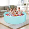 COZYTRAUM Foam Ball Pit for Kid, Kids Soft Ball Pit,Kiddie Balls PoolIdeal Gift Toys for Children, 47 Inch,Blue view 4