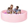 COZYTRAUM Foam Ball Pit for Kid, Kids Soft Ball Pit,Kiddie Balls PoolIdeal Gift Toys for Children, 47 Inch,Pink view 1
