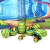 4pcs 3D Printed Mini Axolotl with Eggs, Articulated Mini Axolotl Fidget Toys, Executive Desk Toy, Home Decor MA001-YG view 2