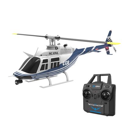 BrickCraftWorks RC ERA C138 1/33 Scale 206 6CH Helicopter with Optical Flow Positioning, Indoor Outdoor RC Airplane Model Toys Gift (RTF Version)