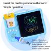 2 in 1 Talking Flash Cards, Talking Flash Cards for Toddler, Early Education Learning Device, Educational Audible Flash Cards, 24x17x1.5cm Flash Cards with Audio for Language Learning view 4