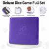 AUSIIBTO Classic Dice Game Sets - Dry Erase Score Board, Pearl Dice, Score Sheet Pads, Pen, Easy to Follow Printed Rules for Adults, Farkle Board Games for Travel, Party, and Family Night - Purple view 2