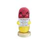 Crochet Emotional Support Chill Pill, Mood Support Pills, Calming Pills, Desk Decor, Home Desktop Decor, Great Gift for Doctors, Nurses and Patients (The Happy Pill) view 1