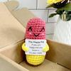Crochet Emotional Support Chill Pill, Mood Support Pills, Calming Pills, Desk Decor, Home Desktop Decor, Great Gift for Doctors, Nurses and Patients (The Happy Pill) view 2