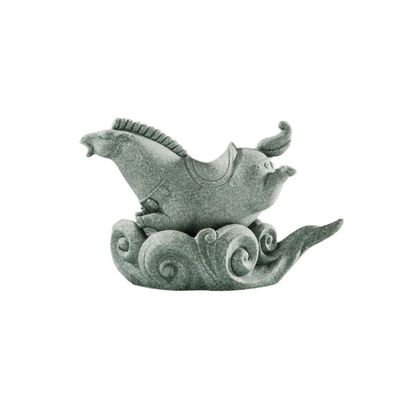 HEAIQI Desk Tea Pet Green Sandstone Horse Tea Pet Study Tea Play Decoration Home Kung Fu Tea Accessories Tea Tray Crafts Figurine Tea Set Accessories