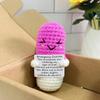 Crochet Emotional Support Chill Pill, Mood Support Pills, Calming Pills, Desk Decor, Home Desktop Decor, Great Gift for Doctors, Nurses and Patients (Emergency Chill Pill) view 2