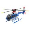 BrickCraftWorks C123 1/36 Scale EC135 Helicopter 2.4G 6CH Single-Rotor Gyroscopic Flying Aircraft Model, RC Helicopter Toys Gift for Adults (RTF Version/Blue) view 2