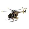 BrickCraftWorks MD500 C189 Little Bird Helicopter Model for Adults, 1/28 2.4G 4CH Single-Rotor Aircraft Model One-Key Takeoff and Landing (RTF Version/Camo) view 1
