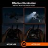 Air 3S/3 Night Lights with 1/4 Stud Screw Extension Bracket for DJI Air 3/3S Accessories,Suitable for Action4,for Gopro Sports Cameras view 2
