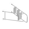 1/12 Miniature Step Ladder Metal Delicate Texture Mini 3 Step Ladder for Dollhouse Furniture Accessories White, Delicate Texture, DIY Decoration, Metal Material, Practical Items, (Silver) view 2