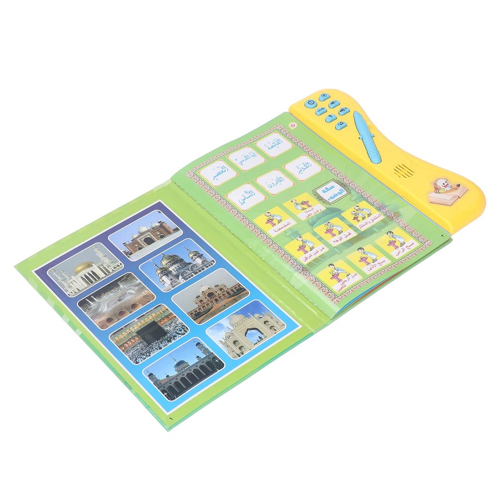 Electronic Audio Book for Early Learning Arabic with Pen, Arabic Reading Aid for