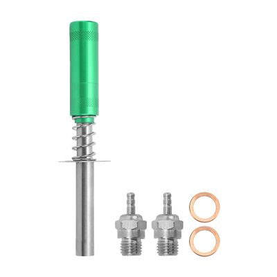 Alomejor Glow Plug Igniter Lightweight Compact RC Engine Starter for HSP 80103 Aircraft Ships (Green)