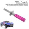 Alomejor Glow Plug Igniter Lightweight Compact RC Engine Starter for HSP 80103 Aircraft Ships (Rose) view 4