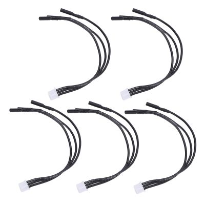 12cm 5PCS Plug Female to 3Pin Male Adapter Wire with Brushless Motor Connector for Axial SCX24