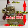 Burro Navideno Dorado Piata/Gold Christmas theme Donkey Handmade Piata view 2