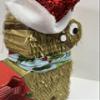 Burro Navideno Dorado Piata/Gold Christmas theme Donkey Handmade Piata view 4