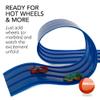 RESILIA Race Car Track Set  Compatible with Diecast Cars Like Hot Wheels & Matchbox  Fun Toy for Kids & Toddlers, Racing Playset for Adventures, 6.5 Inch Wide x 20 Feet, 3 Lanes, Made in The USA view 3