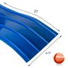 RESILIA Race Car Track Set  Compatible with Diecast Cars Like Hot Wheels & Matchbox  Fun Toy for Kids & Toddlers, Racing Playset for Adventures, 6.5 Inch Wide x 20 Feet, 3 Lanes, Made in The USA view 4