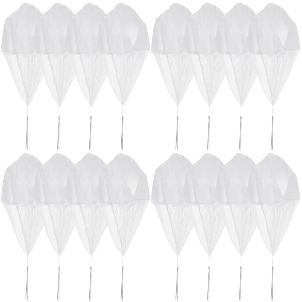 COSMEVIVI 16pcs Boys and Girls's Outdoor Toys Parachute Toys for Ages Educational Plaything