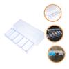 JEWEDECO Poker Chip Holder Case Lid Professional Chip Box Multi-Function Poker Chip Tray Poker Chip Storage Portable Acrylic Poker Chip Rack view 4