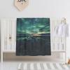 Sea Under The Aurora Borealis Super Soft Baby Blanket for Crib, Baby Bed, Soft and Breathable for Baby, 30 * 40 inch Baby Swaddle Blanket view 1