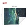 Sea Under The Aurora Borealis Super Soft Baby Blanket for Crib, Baby Bed, Soft and Breathable for Baby, 30 * 40 inch Baby Swaddle Blanket view 3