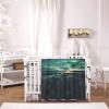 Sea Under The Aurora Borealis Super Soft Baby Blanket for Crib, Baby Bed, Soft and Breathable for Baby, 30 * 40 inch Baby Swaddle Blanket view 4