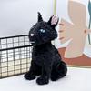12 Black Cat Plush, Cat Monster Stuffed Animal Pillow Doll Toy, Black Cat Plushies Gift for Fans Kids Girlfriend Birthday Christmas Mother's Day view 3