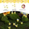 100 Pcs Mini Felt Bees Wool Craft Bees Cute Plush Bee Craft Supplies Felt Bees Decor for Clothing Hats Bags Gift DIY Crafts Baby Shower Gender Reveal Gift Bee Themed Party Costume Accessories view 4