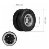 Alomejor RC Tractor Trailer Rear Axle Tire, Long Lasting Performance DIY Spare Parts for 1/14 Tractor Trailer view 2