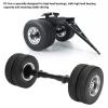 Alomejor RC Tractor Trailer Rear Axle Tire, Long Lasting Performance DIY Spare Parts for 1/14 Tractor Trailer view 3