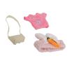 3 Piece Set Duck P Toy Clothes Washable P P Duck Clothing DIY Match Cartoon Stuffed Duck Clothing for Kids Type G from to Clothes and Pouches This Set Includes Your Duck P Toy (F view 2