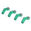 Alomejor 7.0mm Ball RC Car Rod End with Alloy M4 Curved CW Set for 1/10 Scale Model Car Accessories Replacement Part (Green) view 1