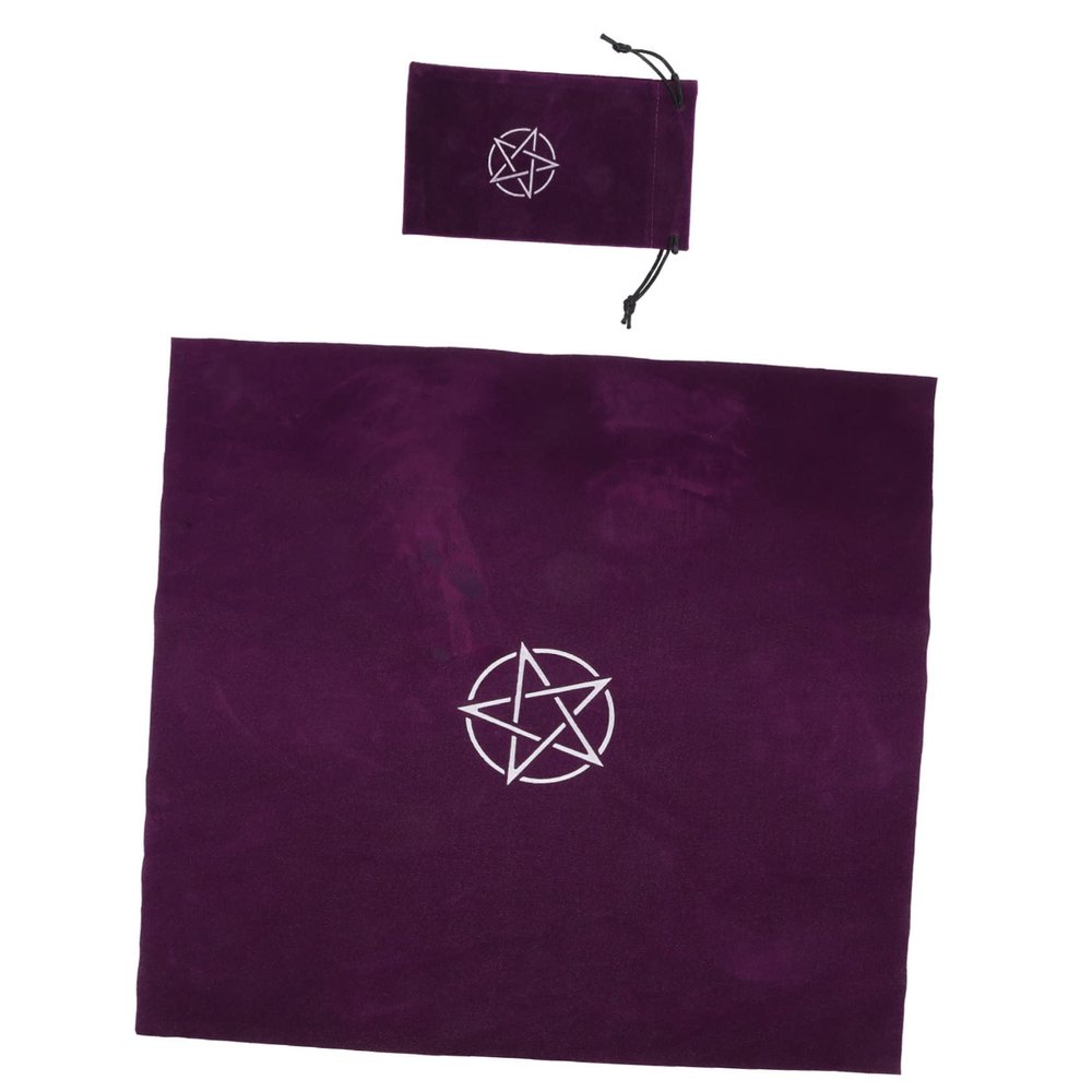 GLSTOY Oak Tarot Game Tablecloth Divination Desk Cloth Tarot Cards Tablecloth Altar Tapestry Divination Decor