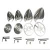 YHFLFRC Aluminum Spinner 2 Blades Special Drilled Bigger Slot Open for RC Plane Airplane (4.0102mm) view 1