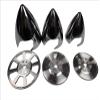 YHFLFRC Aluminum Spinner 2 Blades Special Drilled Bigger Slot Open for RC Plane Airplane (4.0102mm) view 3