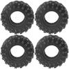 1.9 inch RC 1.9 Crawler Tires Rubber Mud Tires OD 110mm Tyre & Metal 1.9 Inch Beadlock Wheel Hub Rims Width 26mm 6-Spoke Wheel Rim view 4