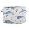 Flradish Shark Cotton Rope Baske,20" X 20" X 14" Woven Baby Soft Waterproof Laundry Baskets with Handles,Toy Basket for Storage,Living Room,Toy,Blankets,Clothes view 1