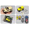 BrickCraftWorks 1/43 X43 2.4G RC Electric Mini Climbing Vehicle with Lights, Remote Control All-Terrain Truck Vehicle, RC Off-Road Car for Adults (RTR Version) view 4
