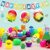 20 Pack Prefilled Easter Eggs with Animals Squishy Animal Toys for Easter Egg Hunt, Easter Basket Stuffers Fillers, Easter Party Favors, Easter Classroom Prize Supplies view 2
