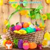 20 Pack Prefilled Easter Eggs with Animals Squishy Animal Toys for Easter Egg Hunt, Easter Basket Stuffers Fillers, Easter Party Favors, Easter Classroom Prize Supplies view 4