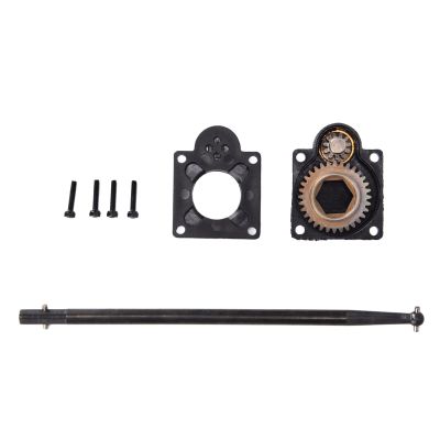 POENVFPO Electric Starter Back Cover, Electric Starter Engine Backplate Rod Set Electric Starter Drill Plate Rod Kit for 1/10 RC Car