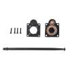 POENVFPO Electric Starter Back Cover, Electric Starter Engine Backplate Rod Set Electric Starter Drill Plate Rod Kit for 1/10 RC Car view 1