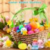24 Pack Prefilled Easter Eggs with Animals Squishy Animal Toys for Easter Egg Hunt, Easter Basket Stuffers Fillers, Easter Party Favors, Easter Classroom Prize Supplies view 4