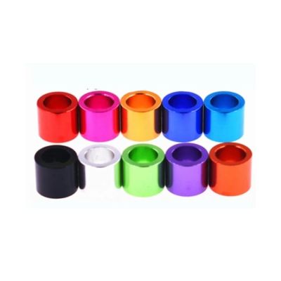 ToysCentral Basics 10pcs M3 m4 m5 m6*2/3/4/5/6/8/10 Colourful Aluminum Washer Bushing Gasket Spacer Sleeve Non-Thread standoffs for RC Model Parts(Red,M4 (10PCS)_Length 2MM)