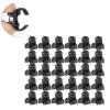 100PCS Black Plastic Mini Clips - Small Hair Accessories for Baby and Girls, for Parties and Daily Use view 3