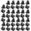100PCS Black Plastic Mini Clips - Small Hair Accessories for Baby and Girls, for Parties and Daily Use view 4