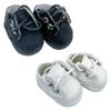 niannyyhouse 10cm Doll Shoes Length 3.8cm 4in Plush Doll Dress Up (Black+White) view 1